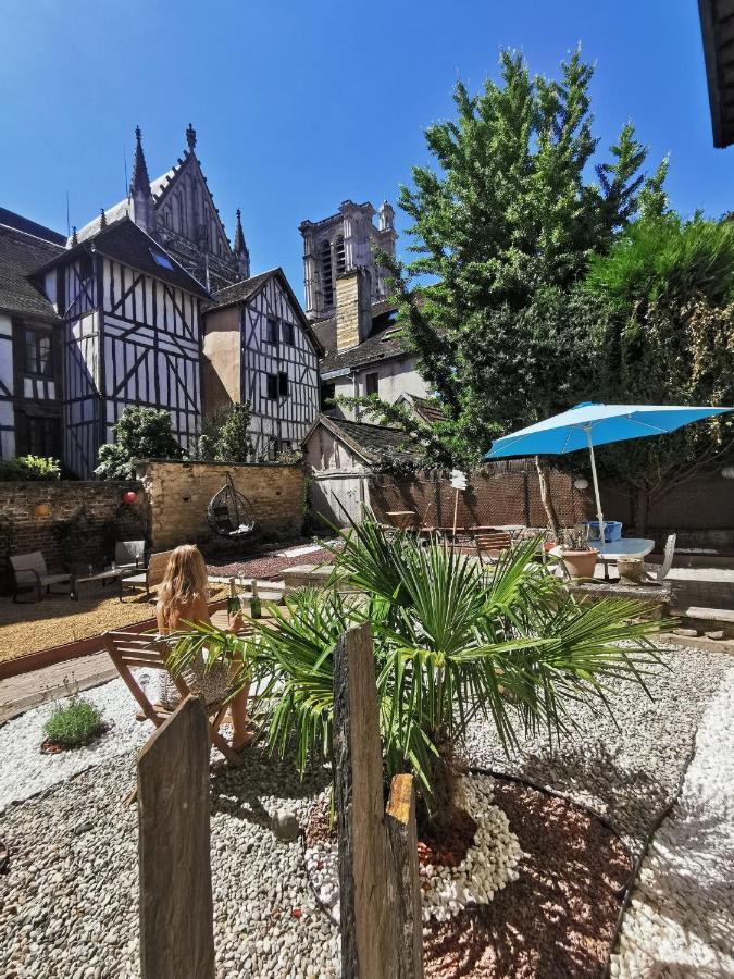 Le Chat De La Cathedrale - Calme - Jardin - Wifi Troyes Bagian luar foto
