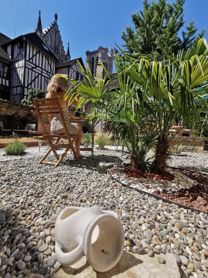Le Chat De La Cathedrale - Calme - Jardin - Wifi Troyes Bagian luar foto