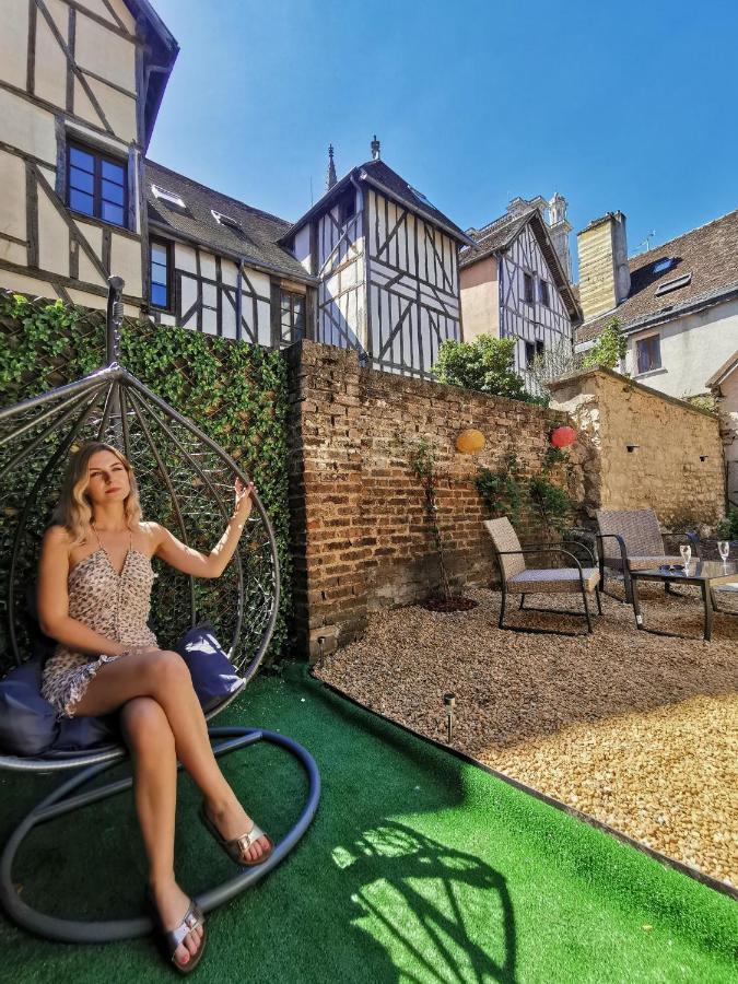 Le Chat De La Cathedrale - Calme - Jardin - Wifi Troyes Bagian luar foto
